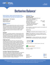 Load image into Gallery viewer, Berberine Balance | 60 Capsules | Optimal Health Nutrition