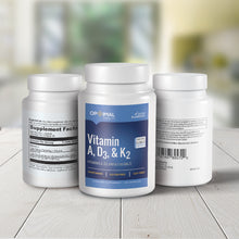 Load image into Gallery viewer, Vitamin A, D3, K2 | 60 Capsules