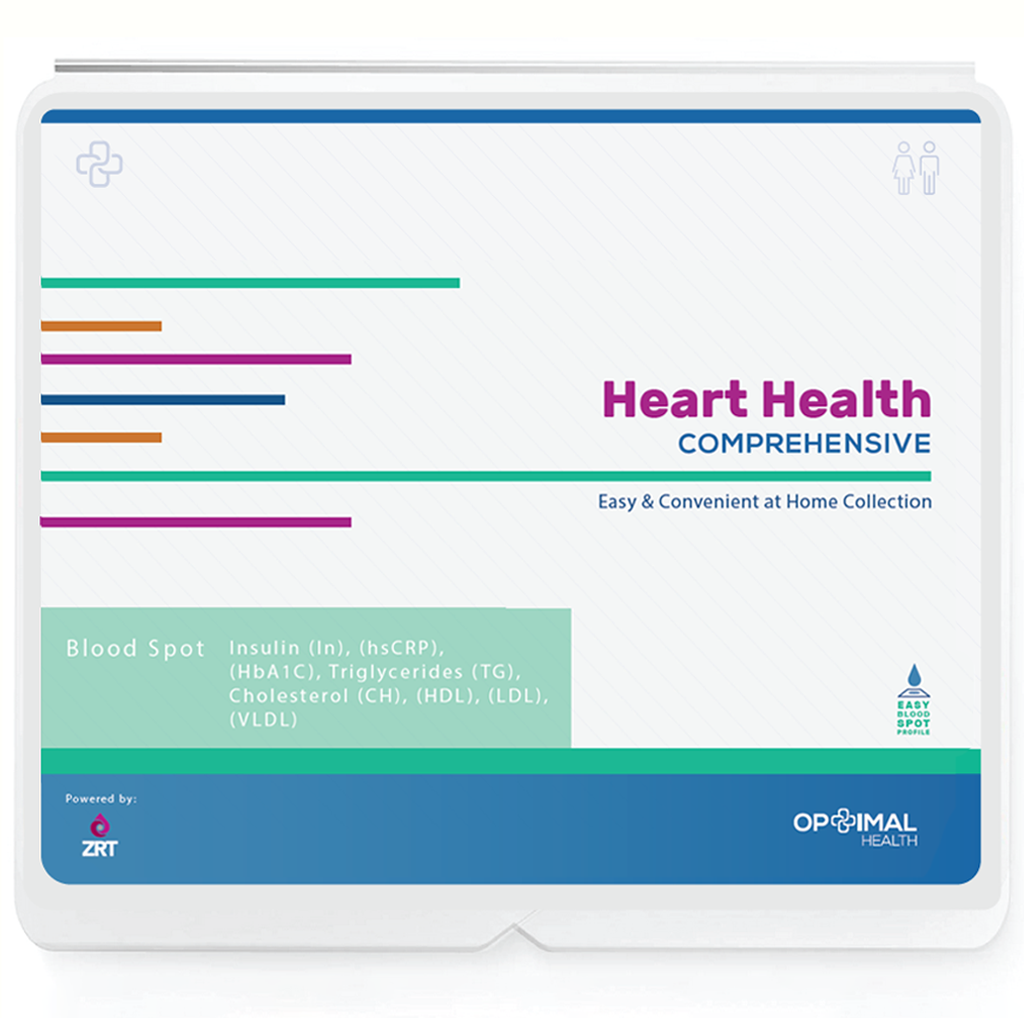 Optimal Heart Health - At Home Heart Health (CardioMetabolic) Test Kit - Comprehensive