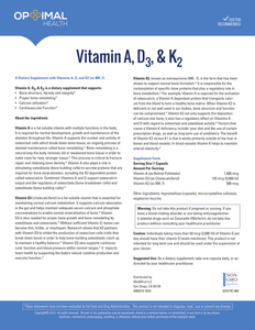 Vitamin A, D3, K2 | 60 Capsules